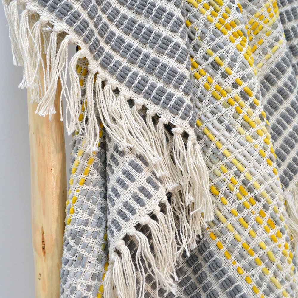 Allure Home Fashions Arizona Mustard Zig Zag Throw 125 x 150cm Image 3