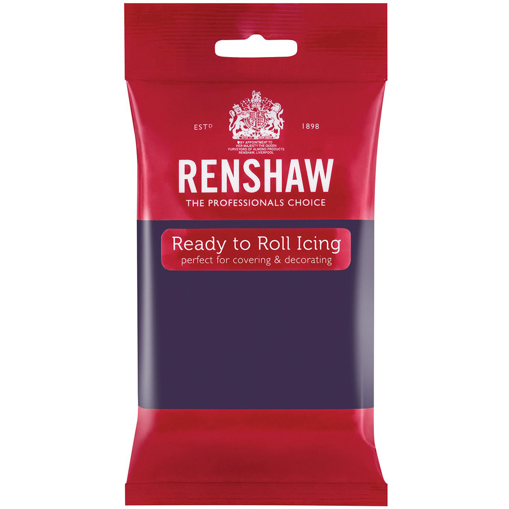 Renshaw Fondant Icing Ready to Roll  - Deep Purple Image