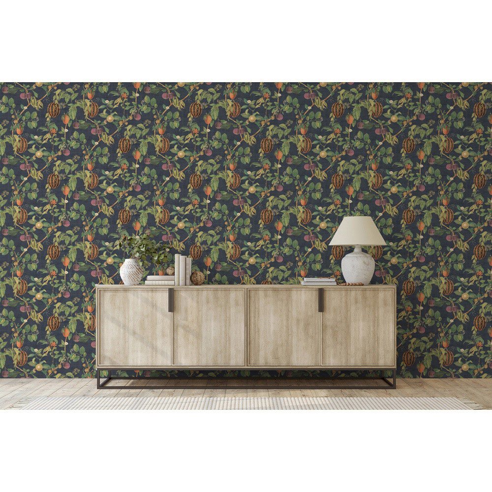 Esselle Home Tropic House Navy Wallpaper Image 5