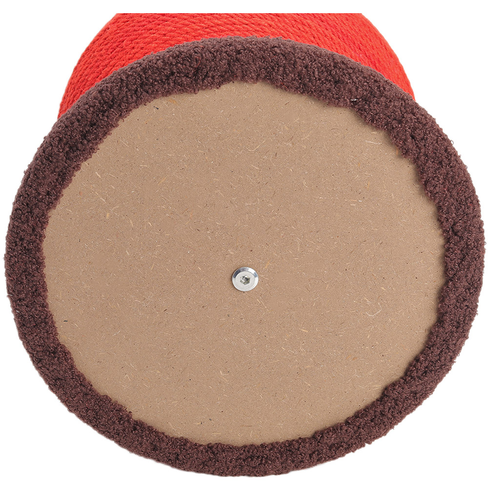 H&O Direct Natural Sisal Wrapped Red Mushroom Cat Scratcher Image 5