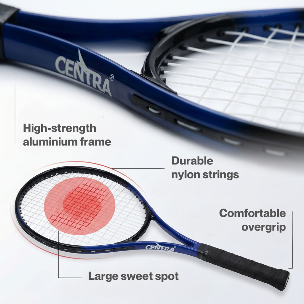 Traderight Centra 9-Piece Lightweight Tennis Racket Set Image 6