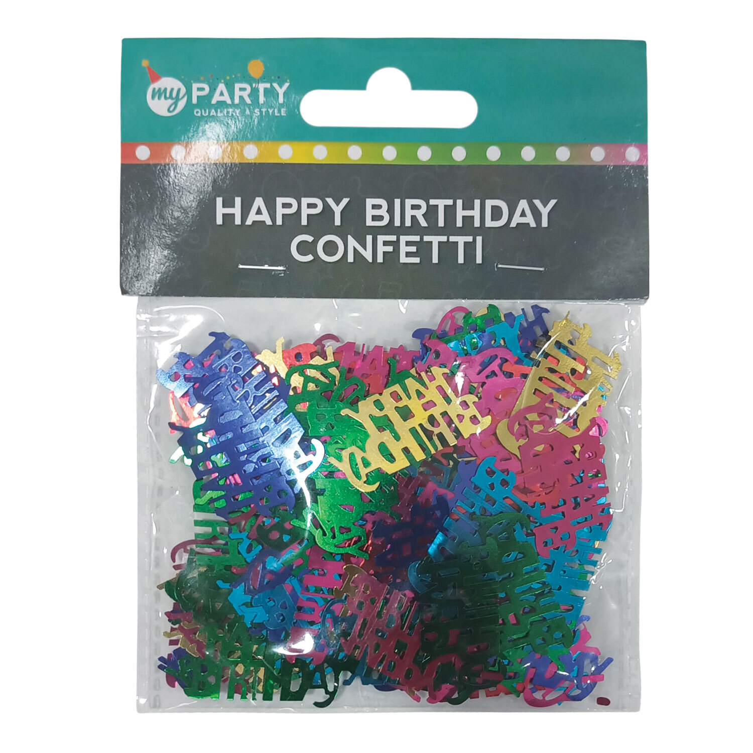 Pack of Happy Birthday Confetti  - Multi Image