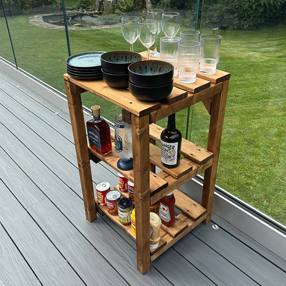 Charles Taylor Bramshall 3 Shelf Storage Table Image 4