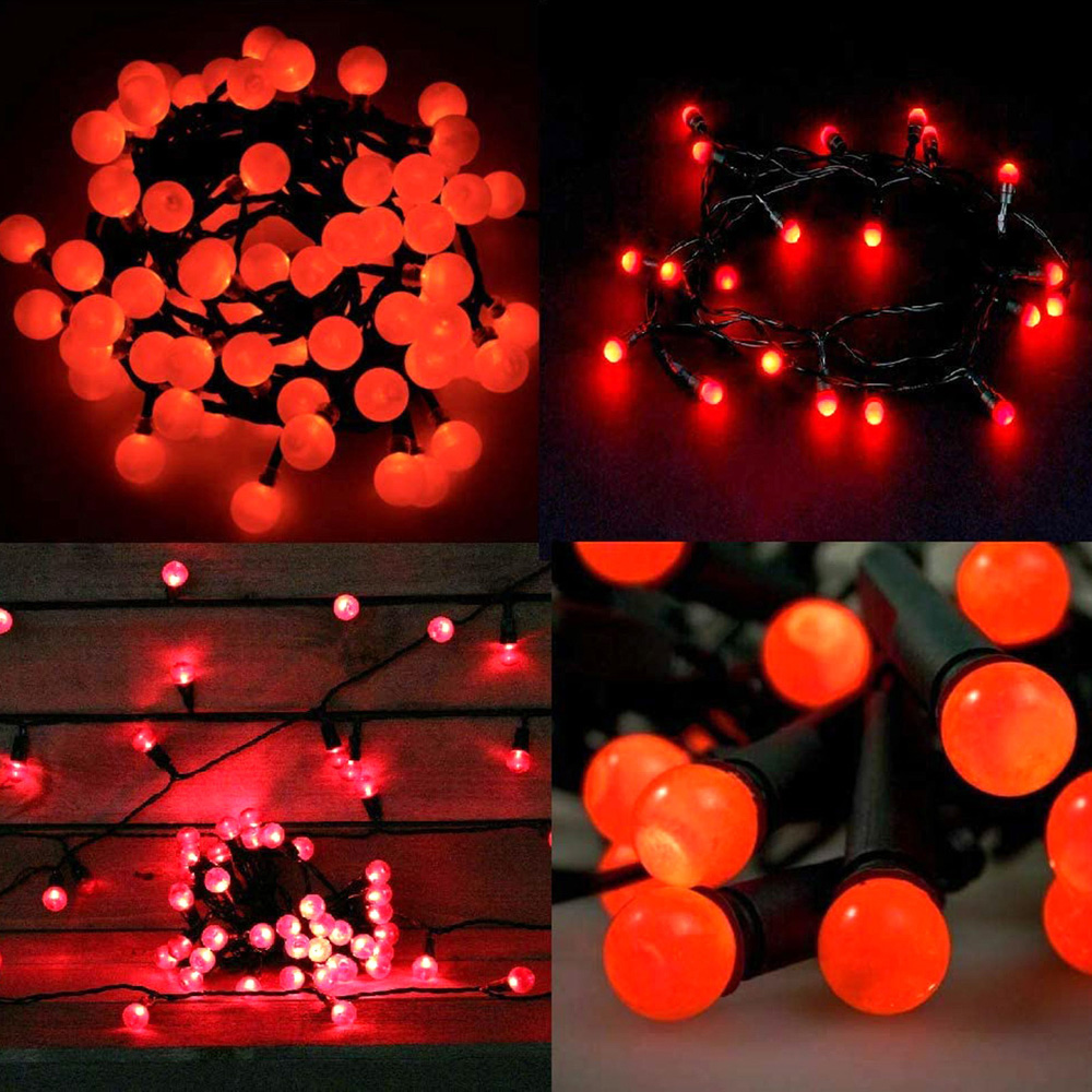 AMOS 1000 Red LED Berry Cluster Light Image 2