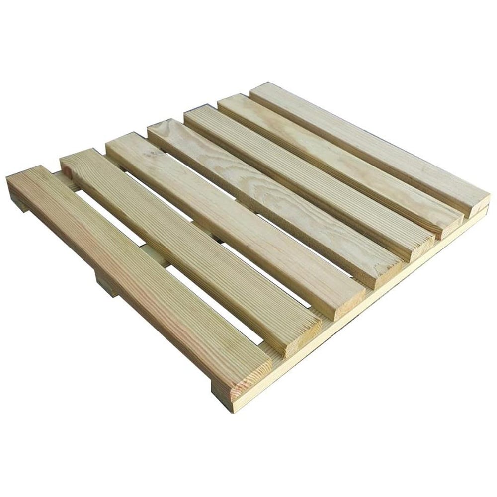 Snowdon Timber Pressure Treated Garden Deck Tile 400 x 400 x 35mm 25 Pack Image 1
