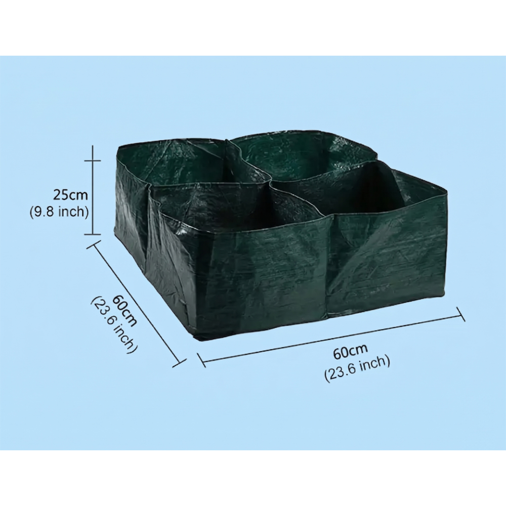 Avilo 4 Compartments Garden Vegetable Planter Bag Image 6