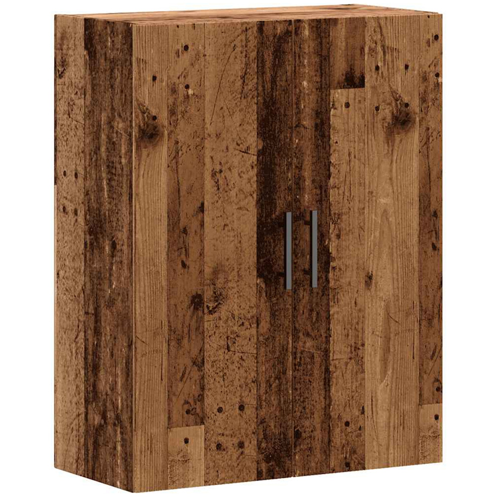 vidaXL 2 Door Brown Old Wood Wall Mounted Cabinet Image 2