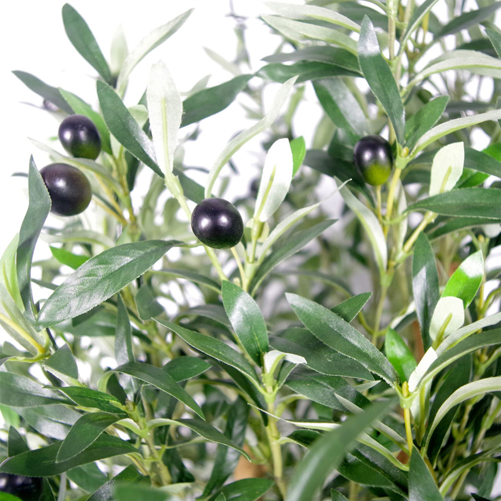 Botanik Luxury Olive Realistic Artificial House Plant 4.1ft Image 4