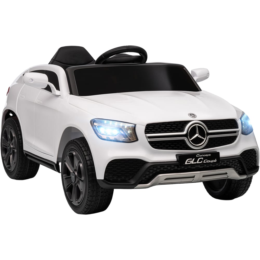 Tommy Toys White Mercedes Benz GLC Licensed Kids Ride on Car with Remote Image 1