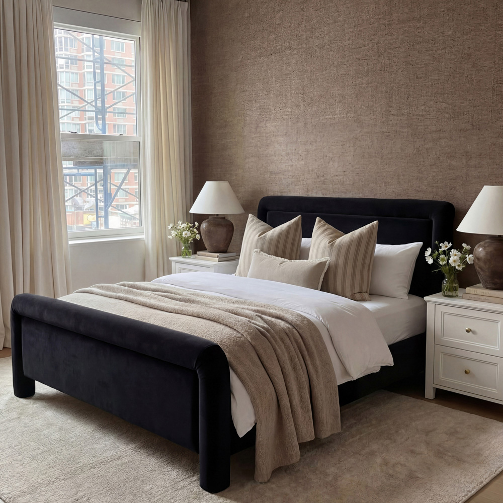 LPD Home Leonnie Black Double Bed Image 4