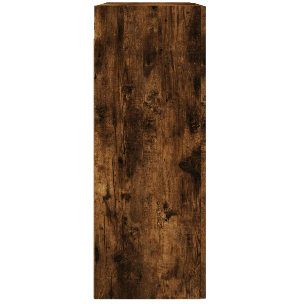 vidaXL 2 Door Smoked Oak Wall Mounted Cabinet Set of 2 Image 7
