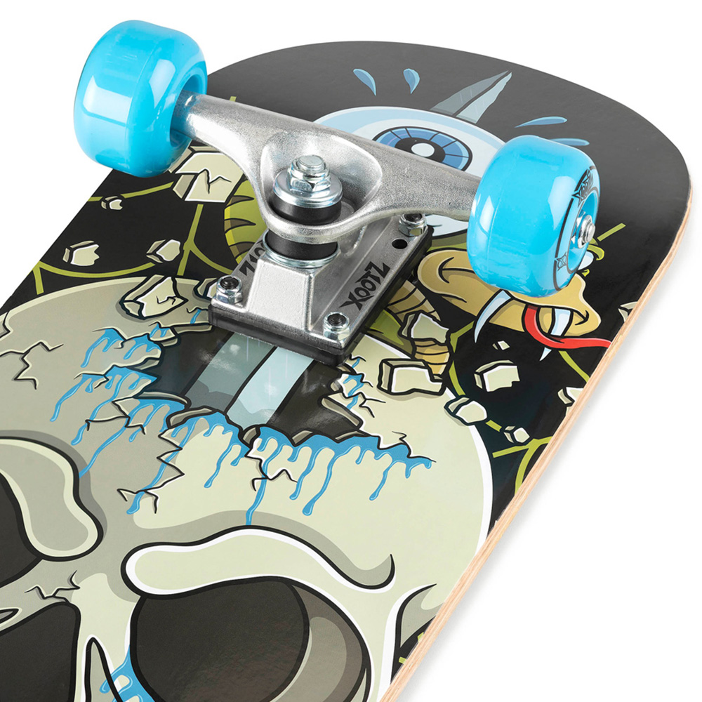 Xootz 31 inch Snake Skull Double Kick Skateboard Image 6