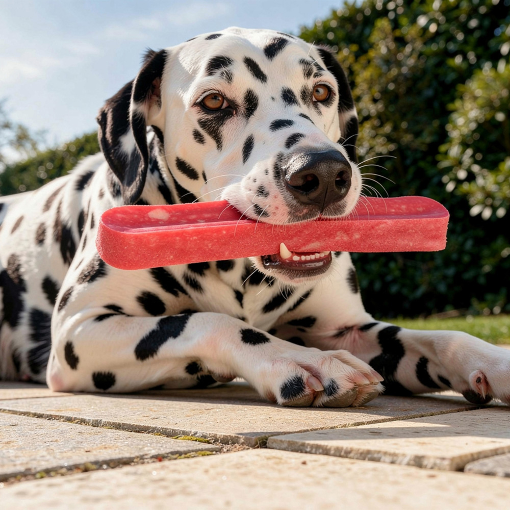 Mr Barnaby's Large Strawberry Yak Chew 2 Pack Image 3