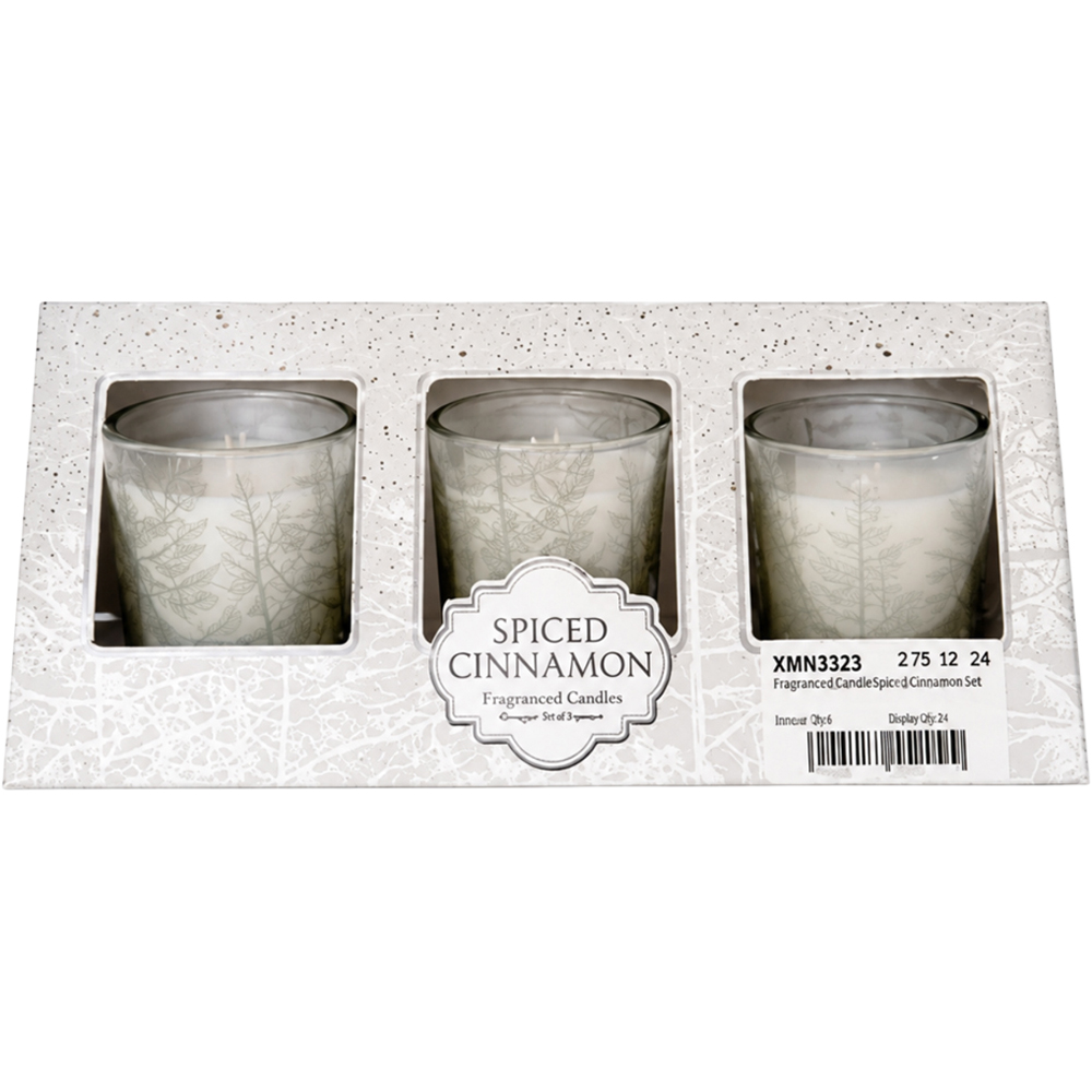 Marco Paul Winter Spiced Cinnamon Candles 3 Pack Image 1