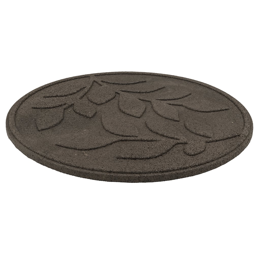 Nicoman Brown Leaves Reversible Garden Stepping Stone 46cm 4 Pack Image 4