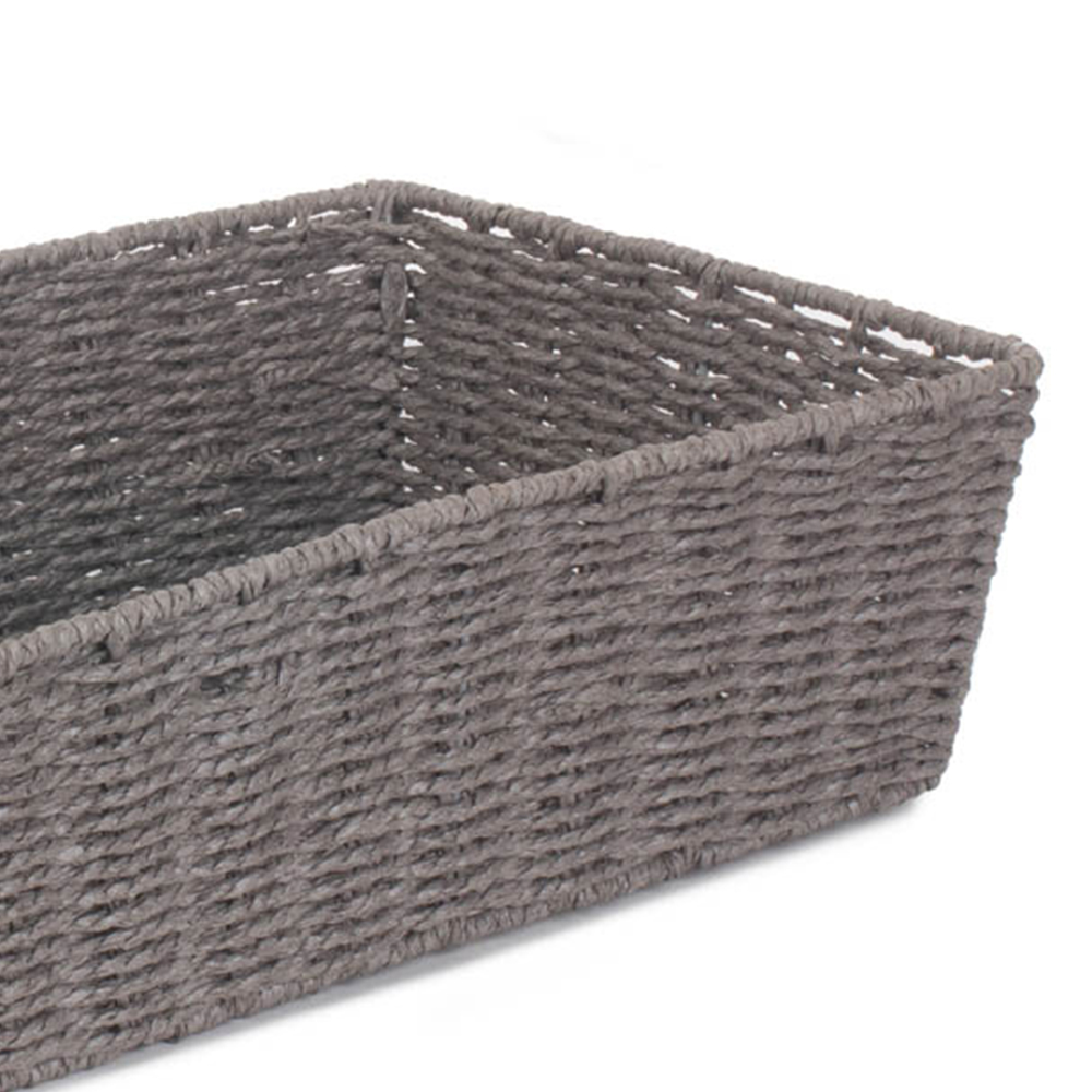 Red Hamper Extra Large Grey Paper Rope Serving Tray Image 2