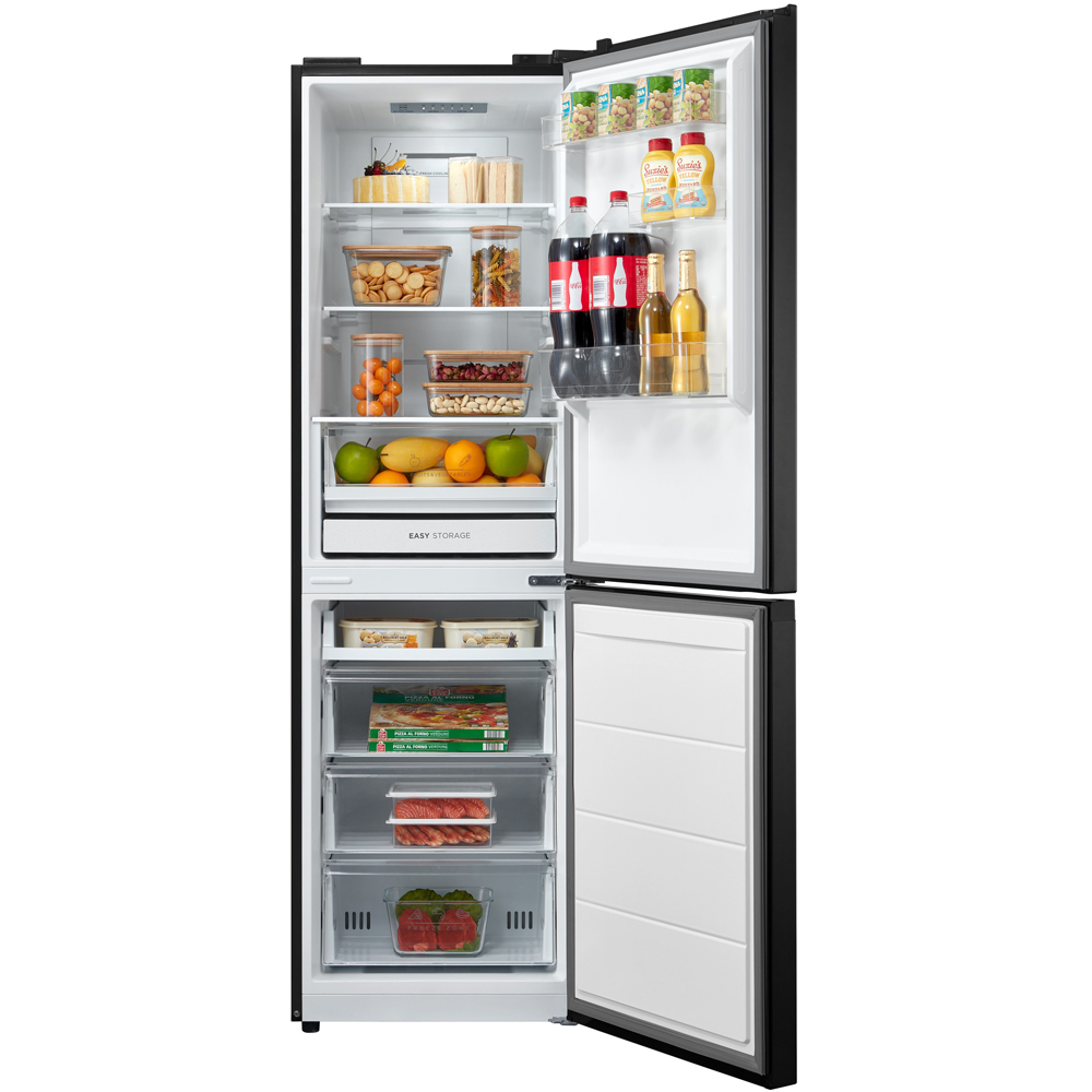 Midea MDRB379FGD30 Black Total No Frost 273L Combi Fridge Freezer Image 2