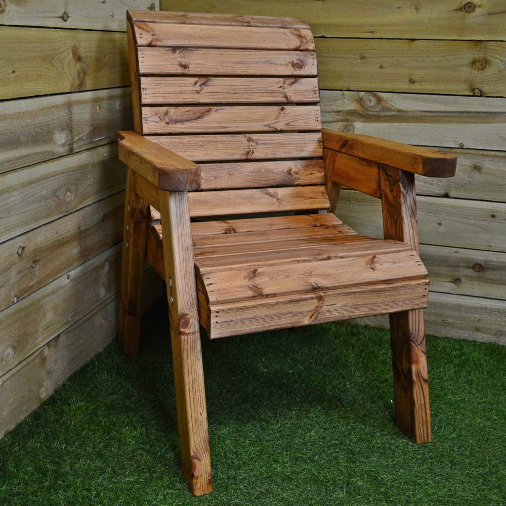 Samuel Alexander Hand Made Wooden 6 Seater Garden Dining Bench Set Rustic Image 3