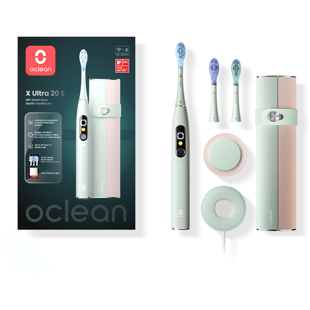Oclean X Ultra 20 S Wi-Fi Smart Sonic Electronic Toothbrush Set Image 3