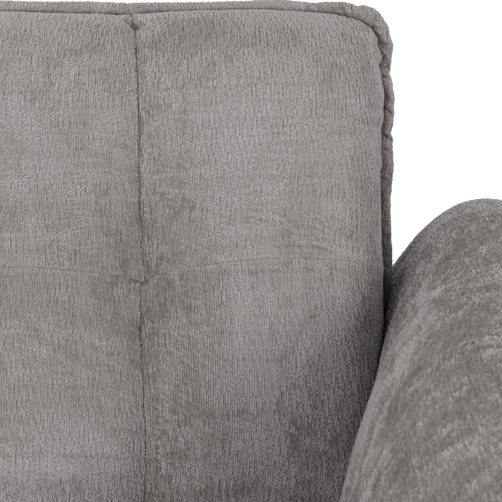 Seconique Amalfi 2 Seater Grey Fabric Sofa Image 6