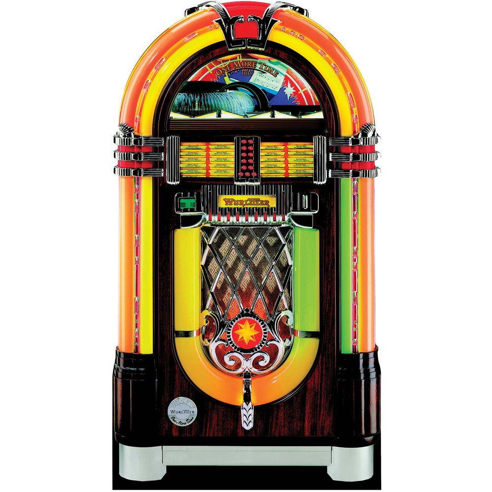 Star Cutouts Jukebox Cardboard Cutout 5.3ft Image 1