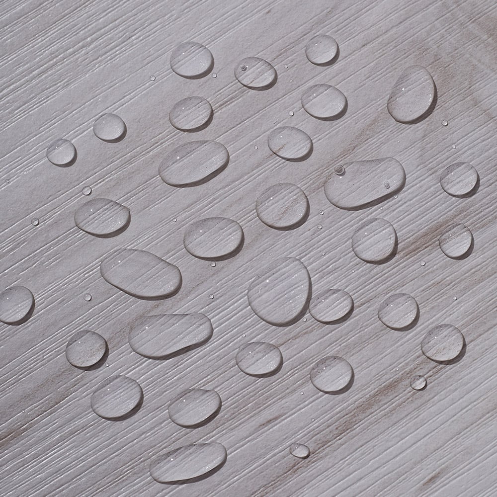 Living and Home Light Beige Rustic Wood Grain Rectangle PVC Flooring Self Adhesive 36 Pack Image 6