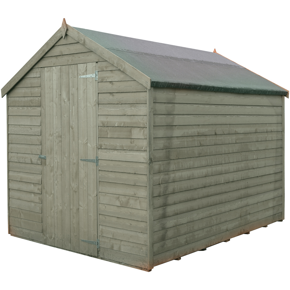 Shire 8 x 6ft Overlap Apex Garden Shed Image 3