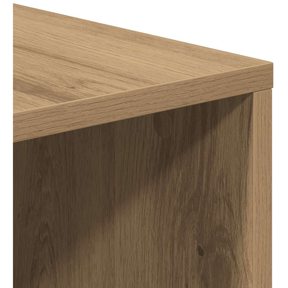 vidaXL 2 Door 4 Shelf Artisan Oak TV Cabinet Image 8