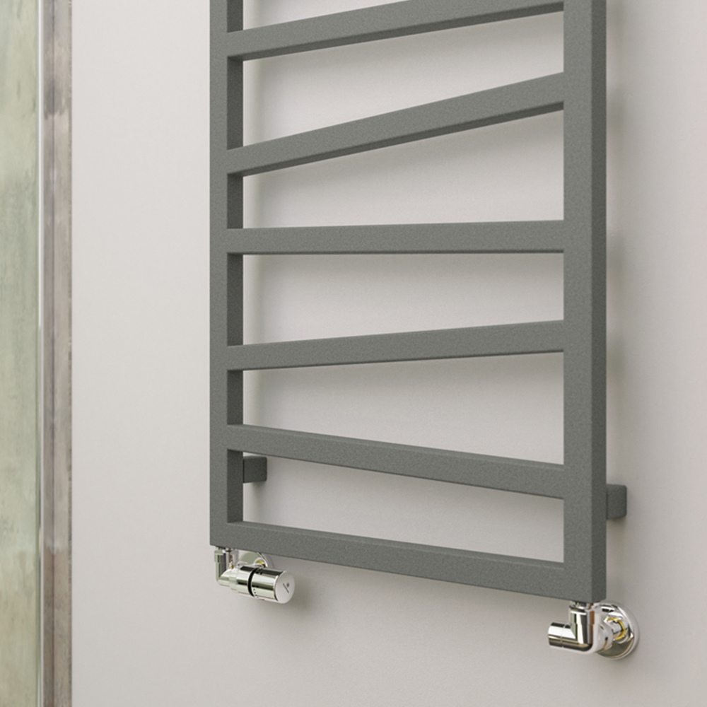 Terma Zig Zag Salt n Pepper Heated Towel Rail 1070 x 500mm Image 6