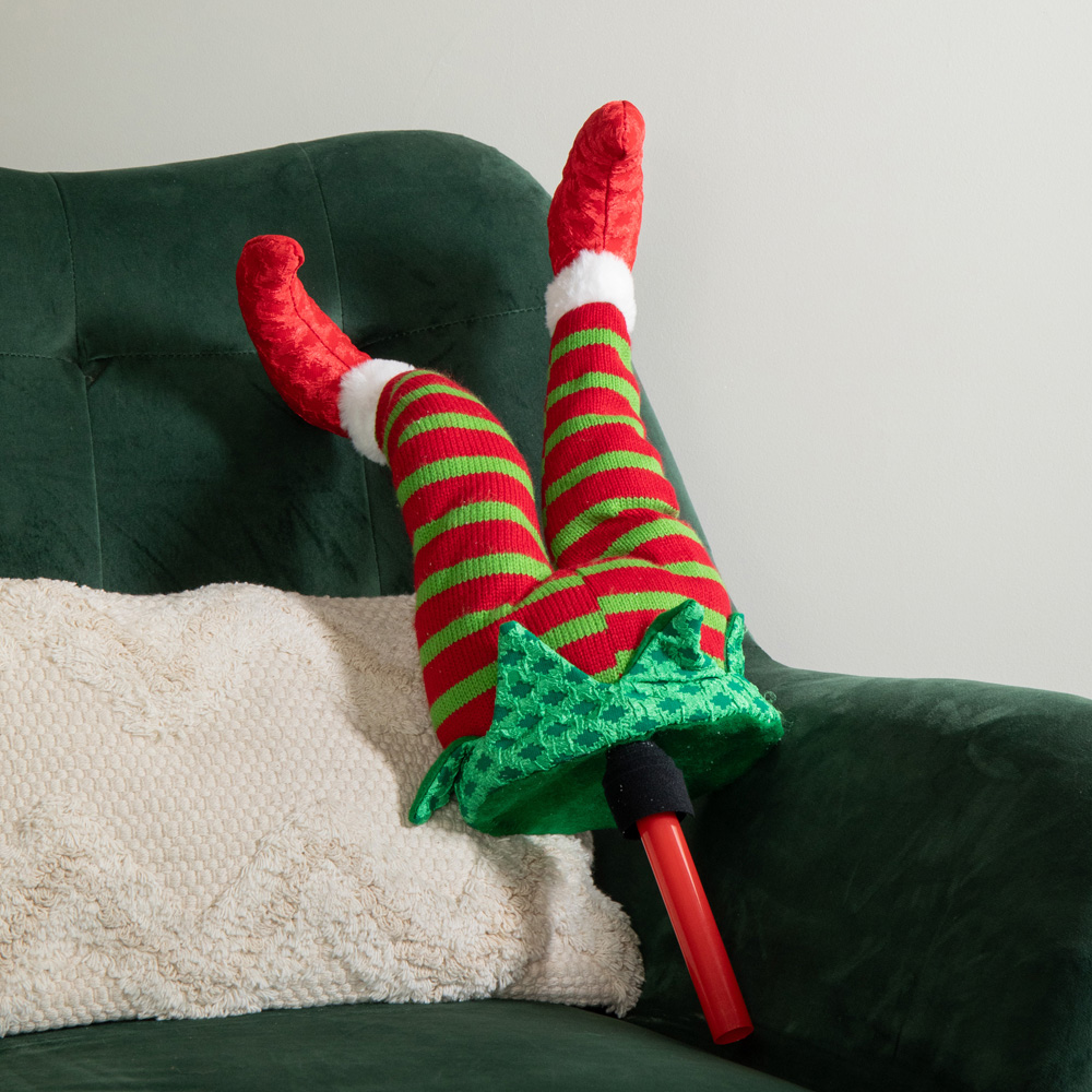 Samuel Alexander Soft Animated Elf Kicking Legs Christmas Decoration 55cm Image 8