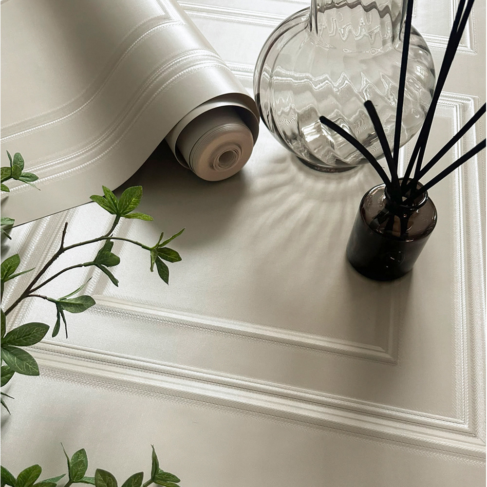 Belgravia Decor Amara Beige Texture Panel Wallpaper Image 4