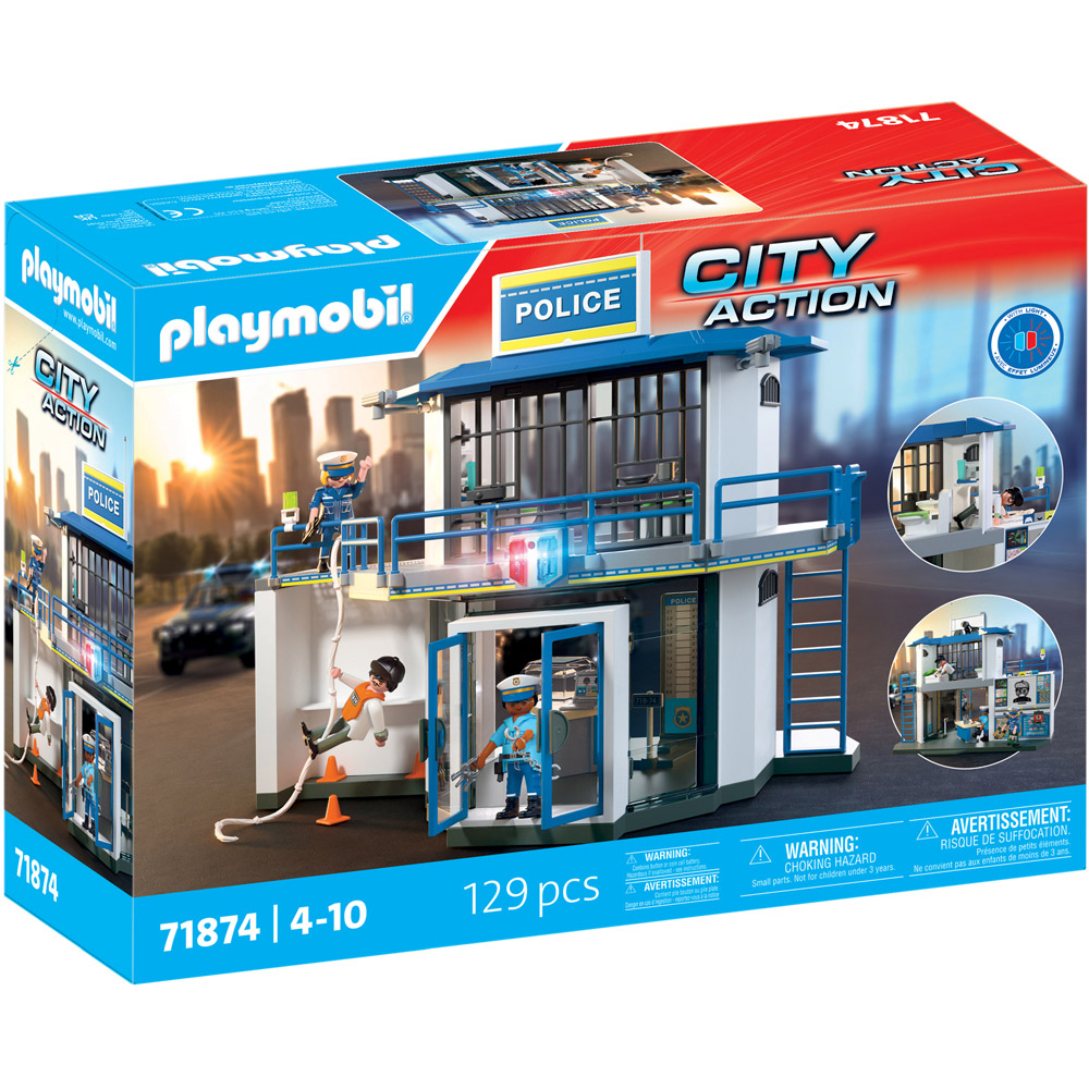 Playmobil Police Station with Investigation Room Playset Image 1