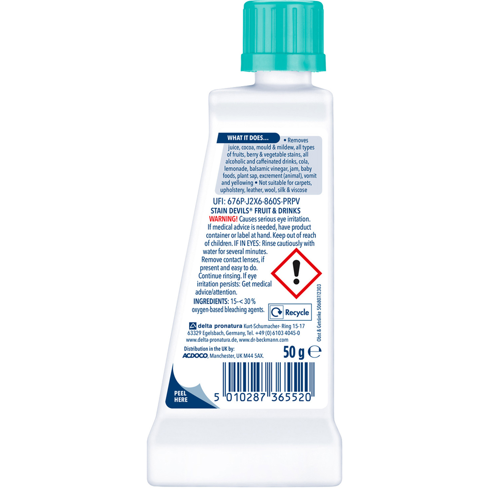 Dr. Beckmann Stain Devils Fruit and Drink Stain Remover Image 2