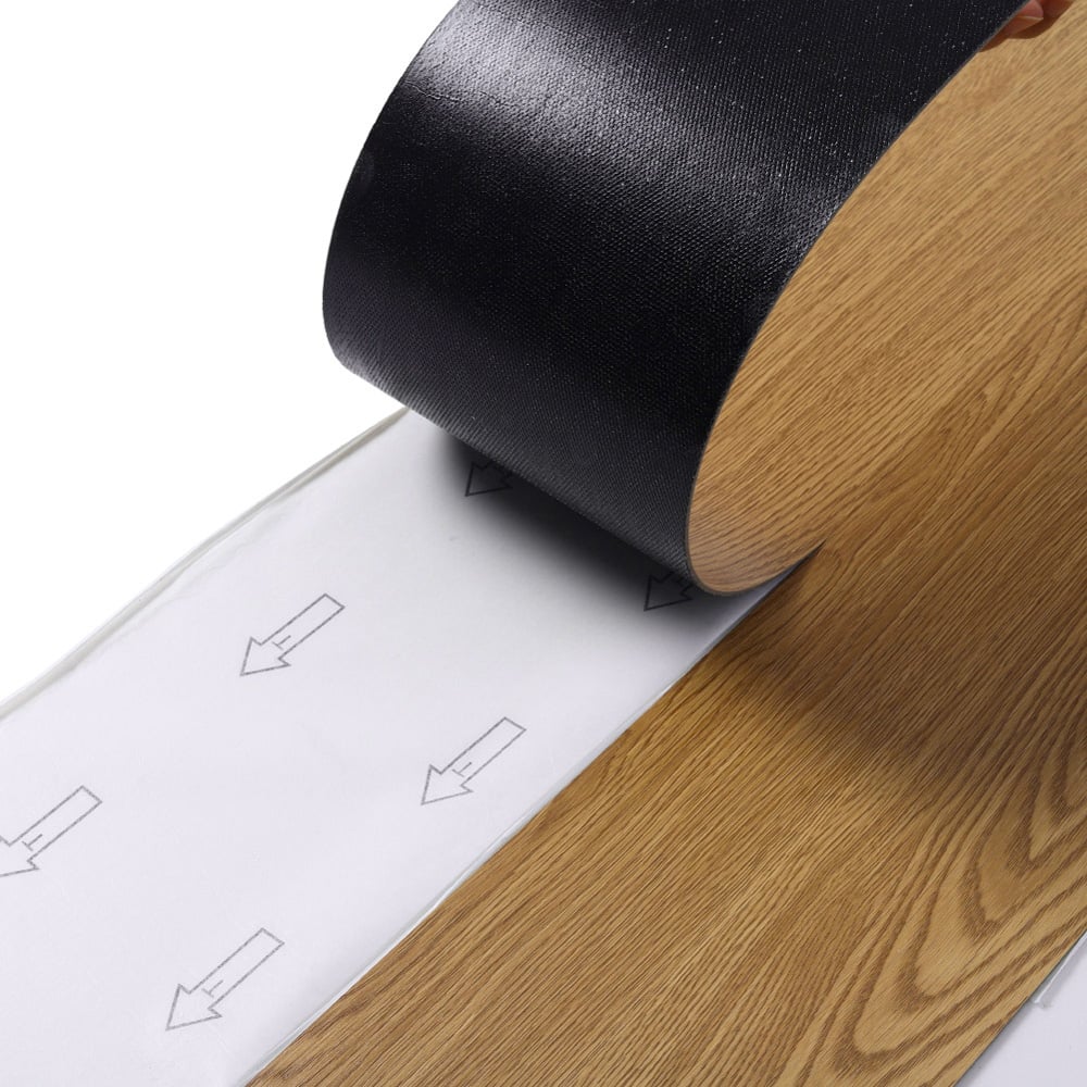 Living and Home PVC Brown Wood Plank Flooring 36 Pack Image 7