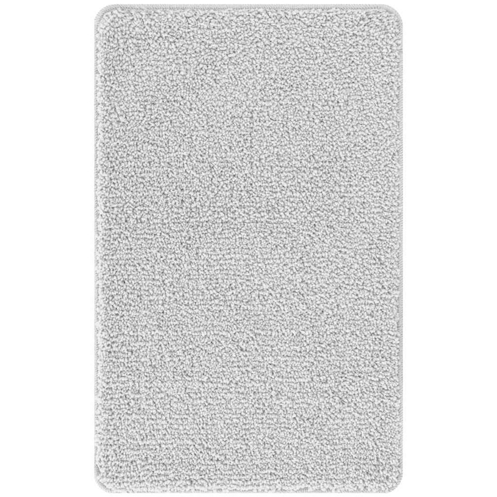 vidaXL Grey Anti-Slip Bath Mat 50 x 80cm Image 1