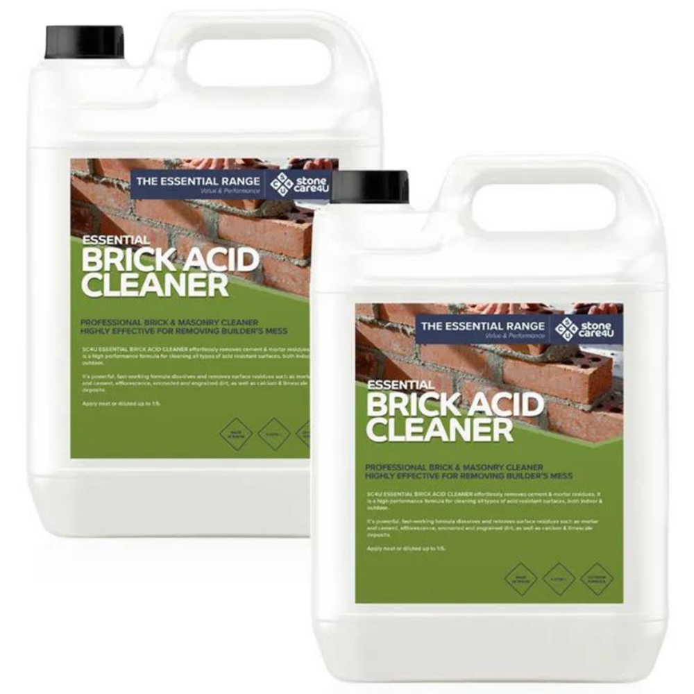 StoneCare4U Essential Brick Acid Cleaner 5L 2 Pack Image 1