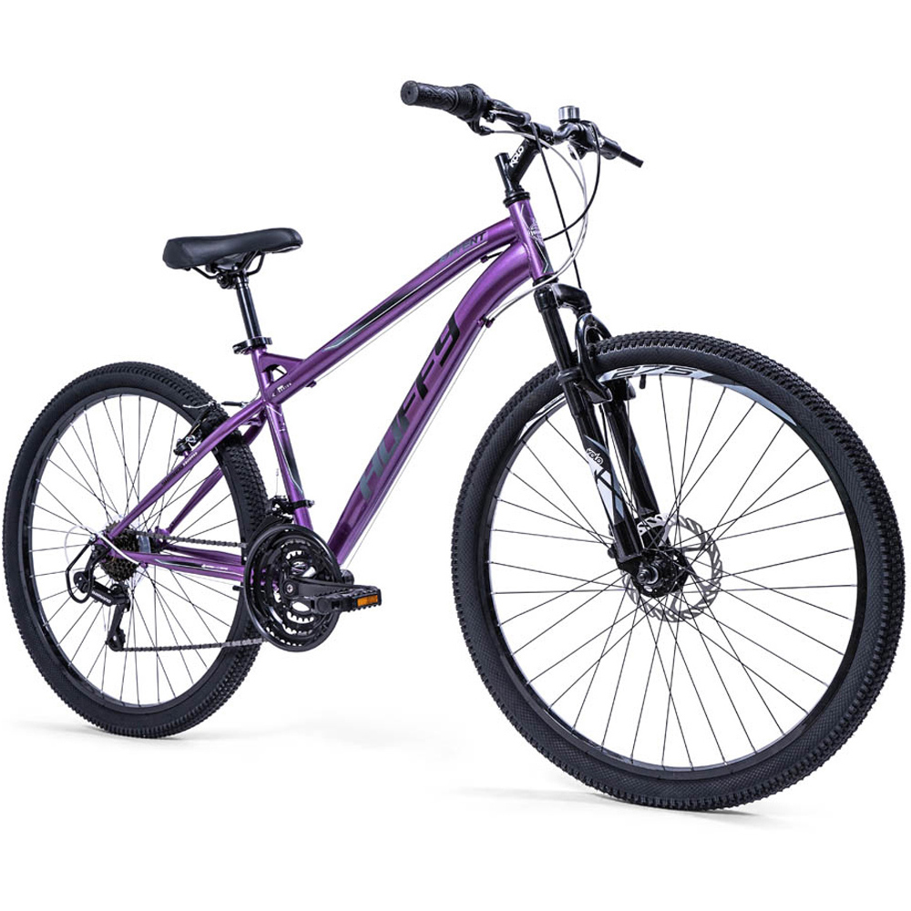 Huffy Extent 27.5 inch 18 Speed Gloss Purple Hardtail Mountain Bike Image 5