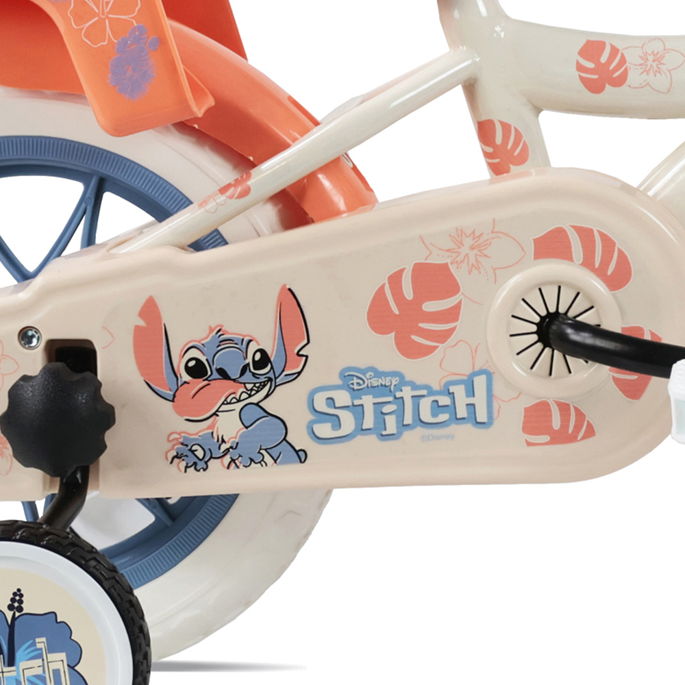 Denver Disney Stitch 12 inch Kids Bicycle with Stabilisers Image 5