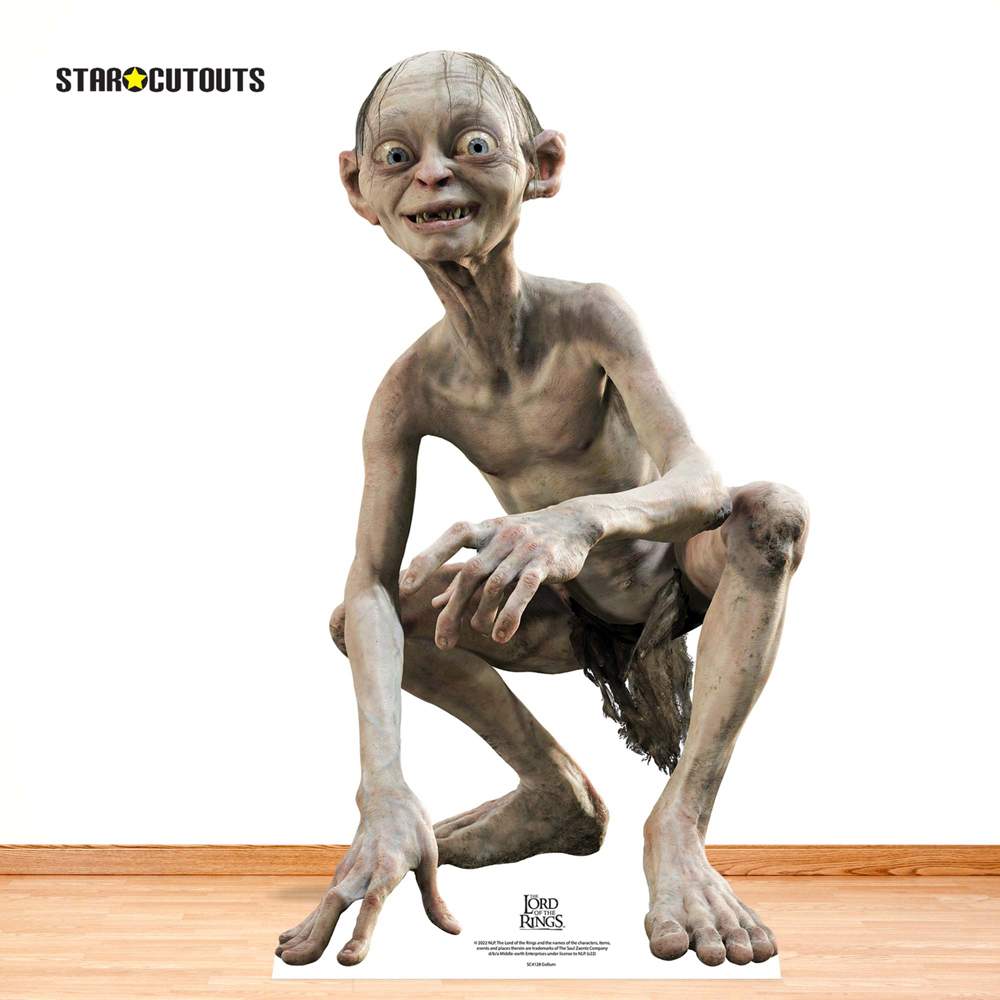 Star Cutouts Gollum The Lord of the Rings Cutout 2.9ft Image 2