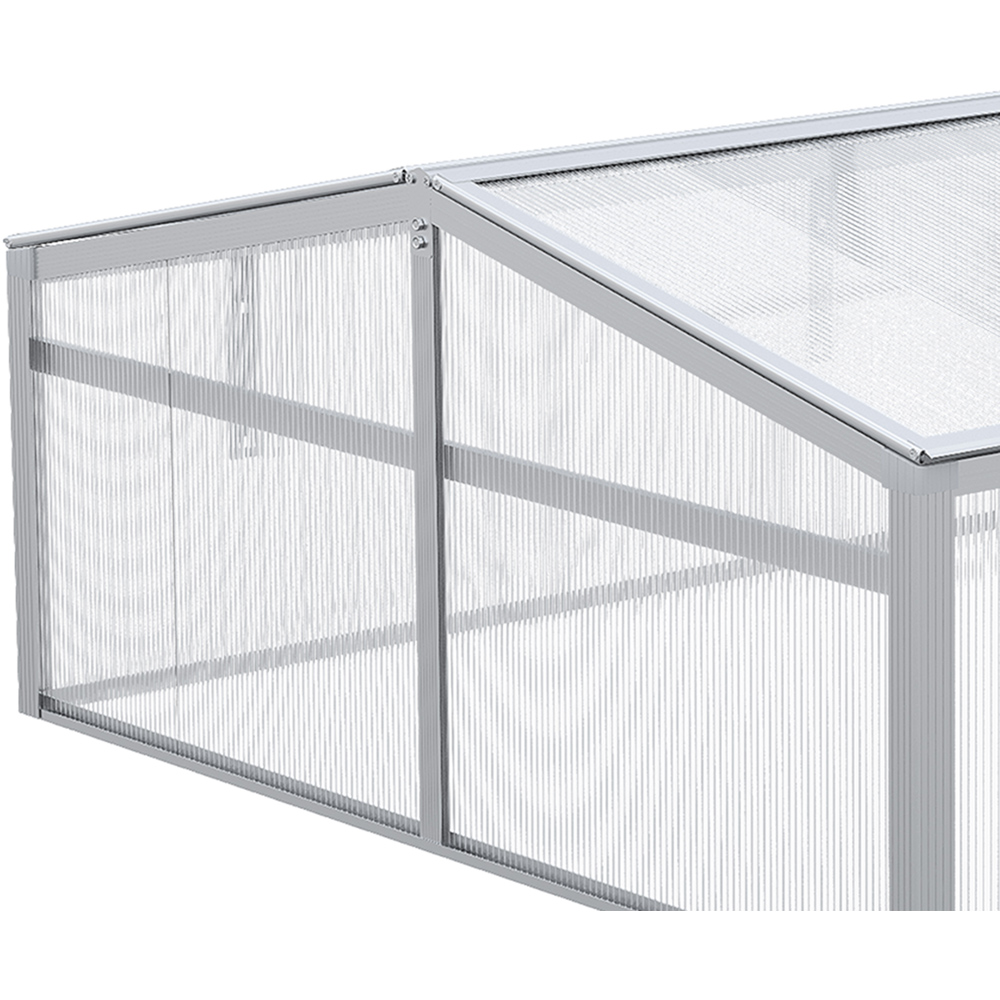 Outsunny 2 Level Adjustable Roof Aluminium Cold Frame Image 3
