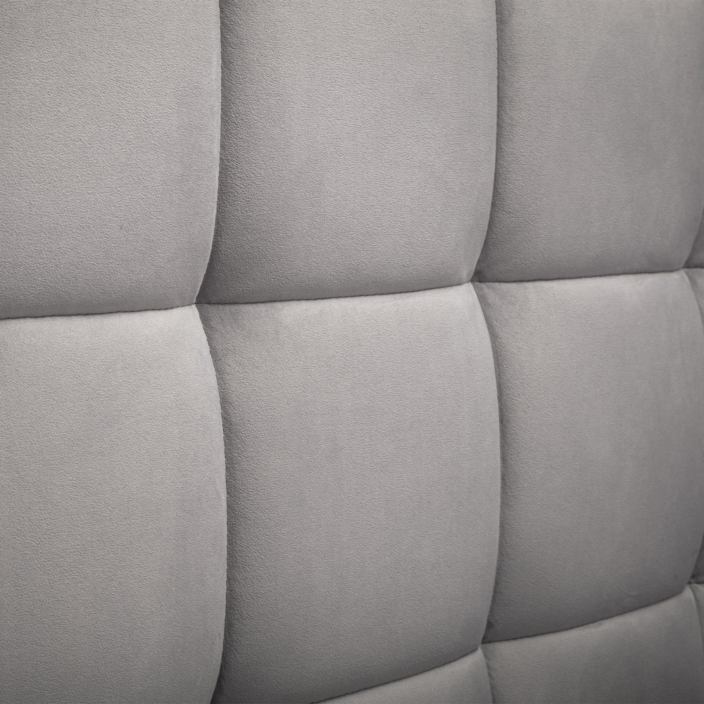Julian Bowen Gatsby Double Light Grey Bed Image 8