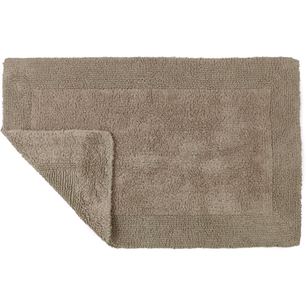 Allure Bath Fashions Elegance Mocha Reversible Bath Mat 53 x 85cm Image 3