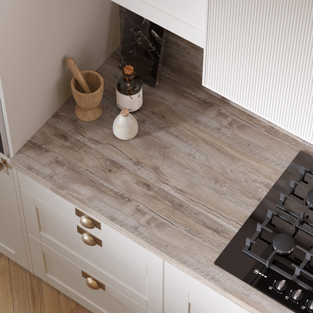 Omega Modern Croxdale Pine Square Edge Kitchen Upstand 3000 x 100 x 20mm Image 4