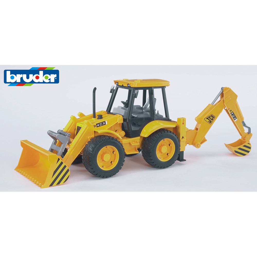 Bruder Kids JCB 4CX Backhoe Loader Playset Model Image 6