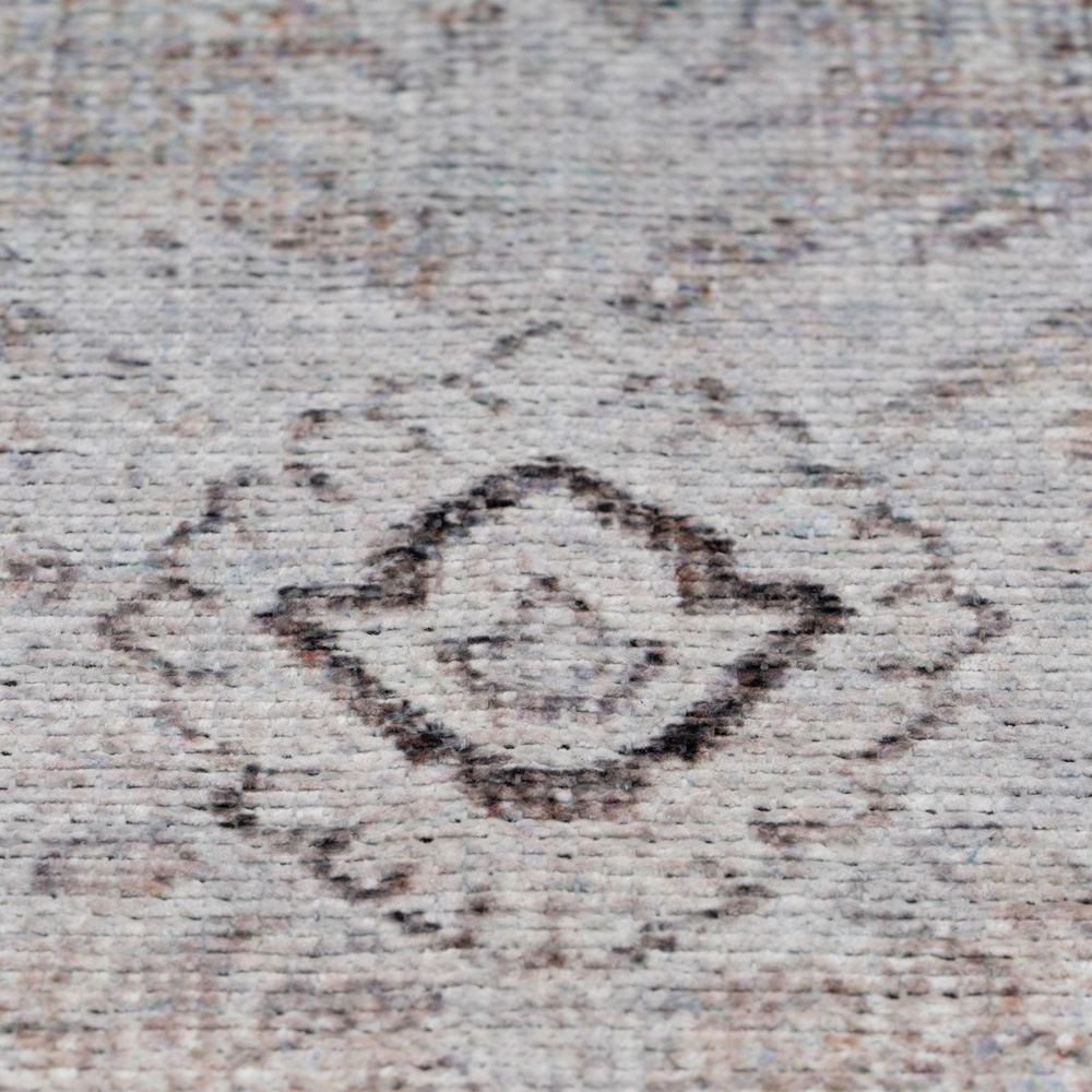 Kukoon Margot Beige Flat Vintage Rug 60 x 240cm Image 4