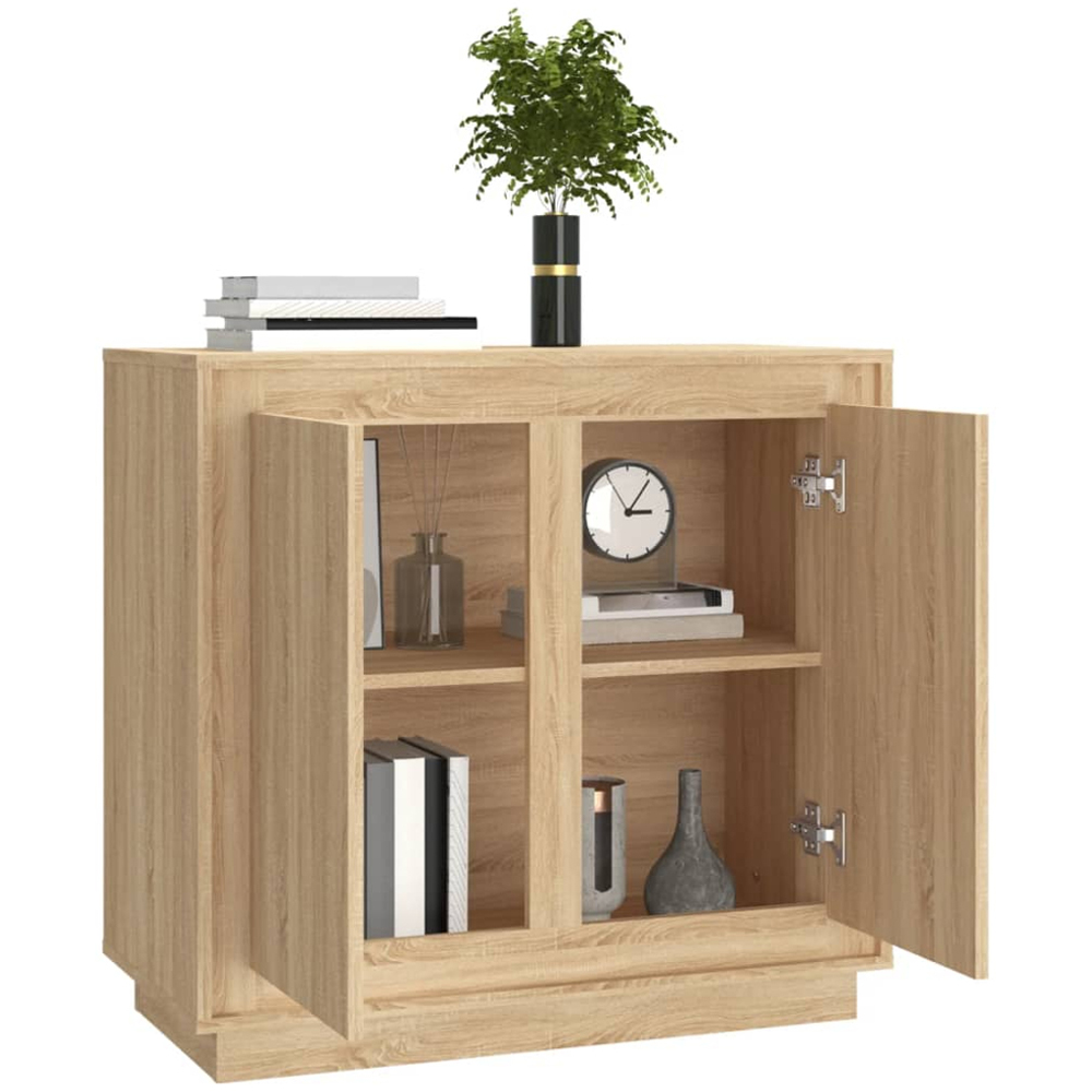 vidaXL 2 Door Sonoma Oak Sideboard Image 3