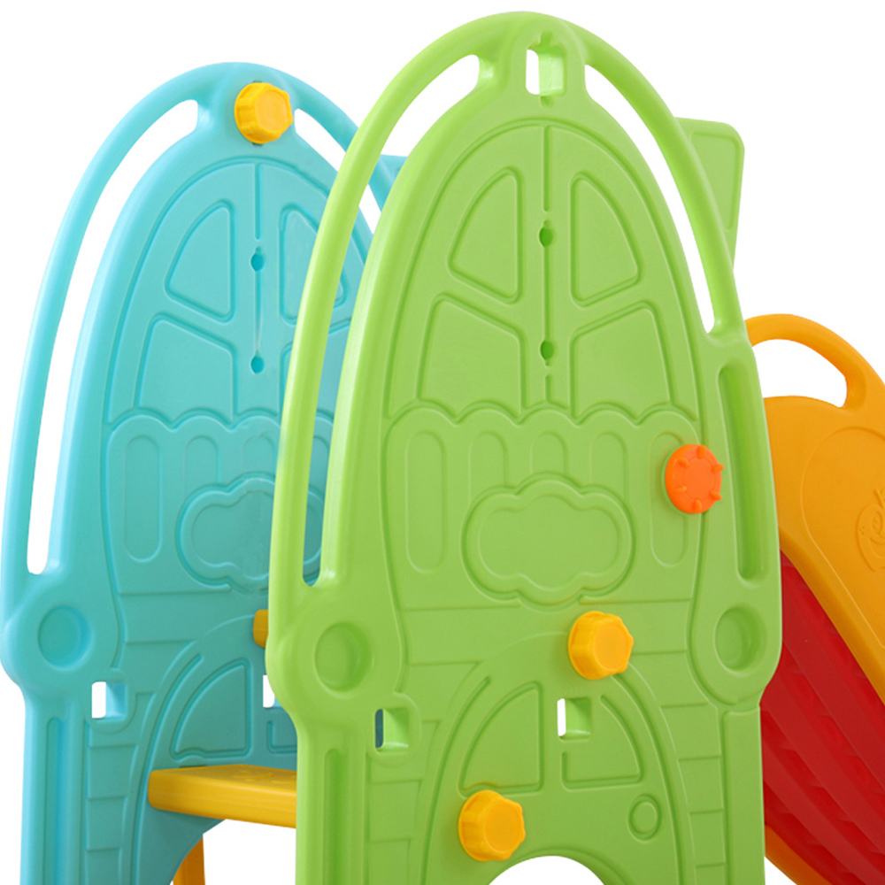 Living and Home Toddlers Colourful Swing and Slide Set with Music Player Image 6