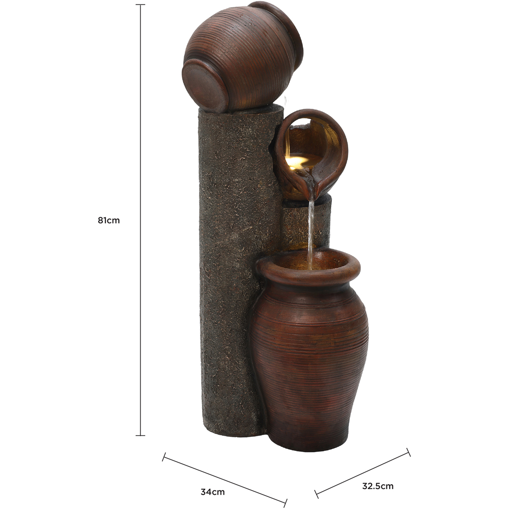 Charles Bentley Hybrid Cascading Cracked Urns Water Feature Image 9