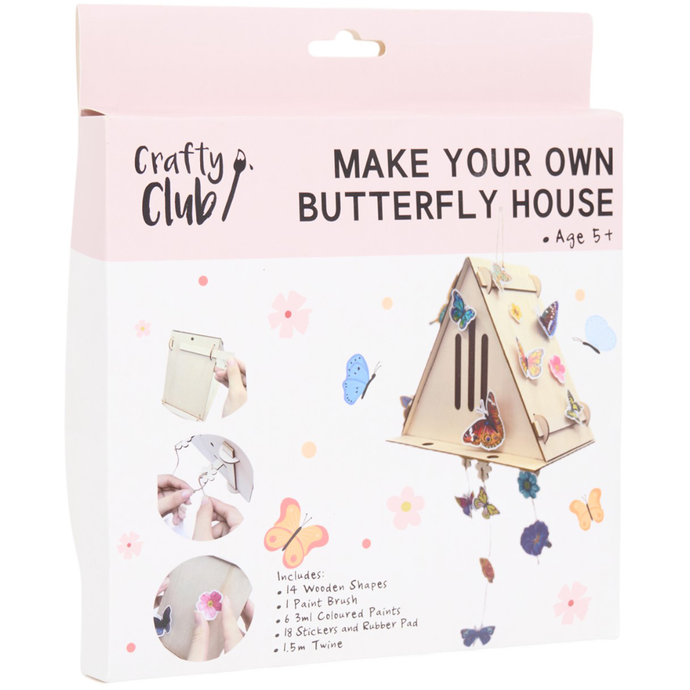Make Your Own Butterfly House Kit - Multicolour Image 2