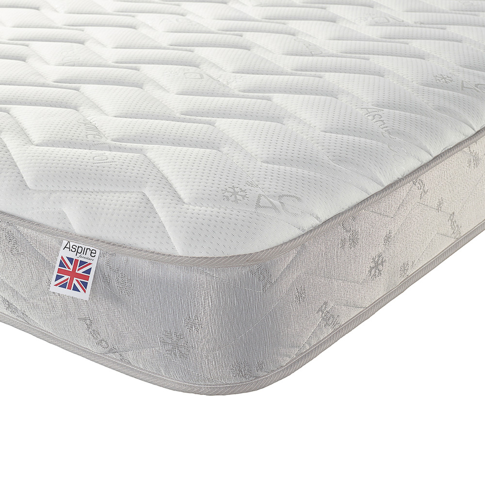Aspire Double Cool Touch Diamond Memory Foam and Bonnell Spring Hybrid Mattress Image 3